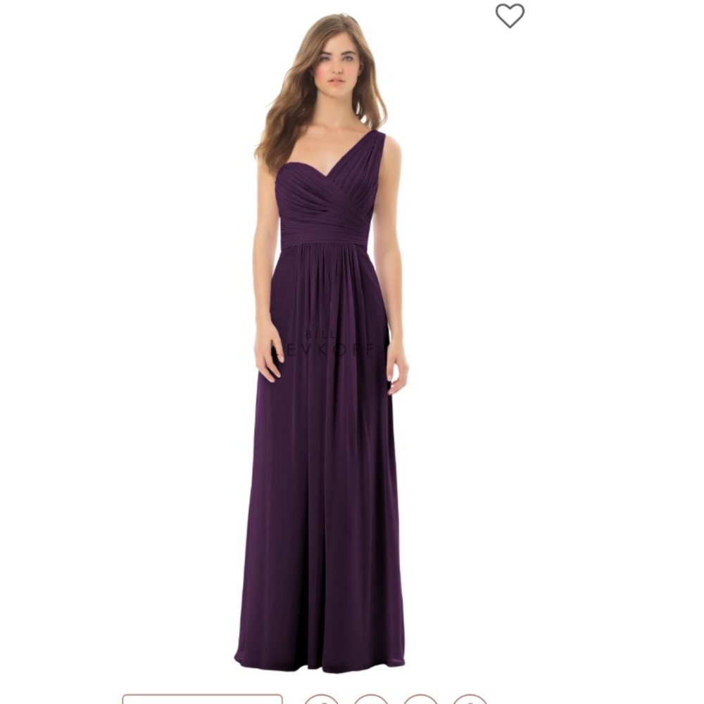 Levkoff bridesmaid dress in plum. Plus size 20.